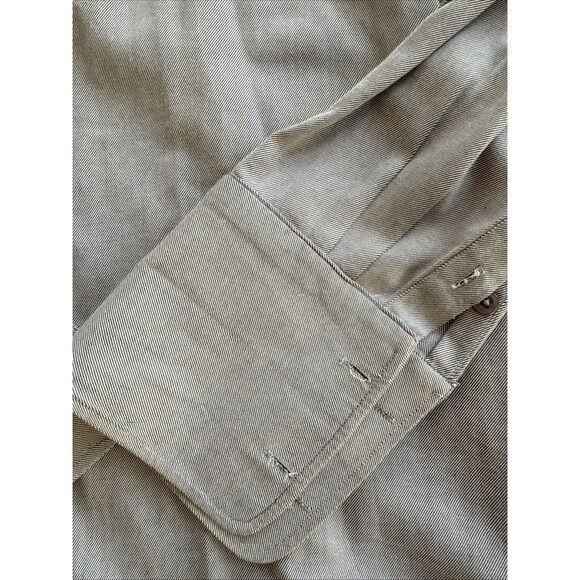 BIG & TALL Assante Couture Mens Dress Shirt 18.5” 36/37” Grey - Picture 7 of 13